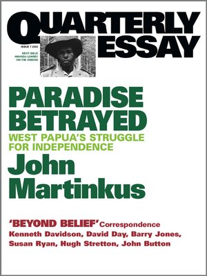 cover image of Quarterly Essay 7 Paradise Betrayed